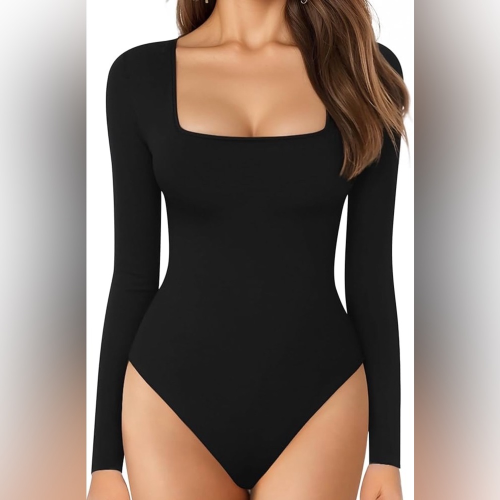 2 pc Square-neck amazon bodysuits